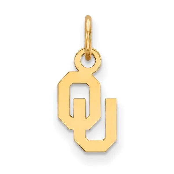 Gold-Plated OU Pendant Mitchell's Jewelry Norman, OK