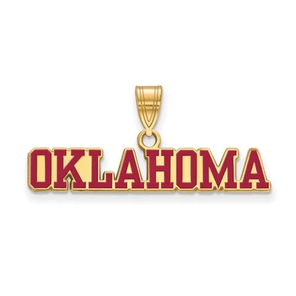 OU Enameled Pendant Mitchell's Jewelry Norman, OK