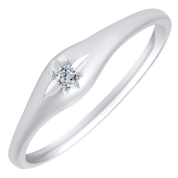 Silver Diamond Ring by Kiddie Kraft Mitchell's Jewelry Norman, OK