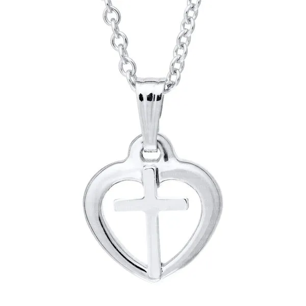 Heart Cross Necklace Mitchell's Jewelry Norman, OK