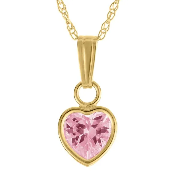 Kiddie Kraft Heart Necklace Mitchell's Jewelry Norman, OK