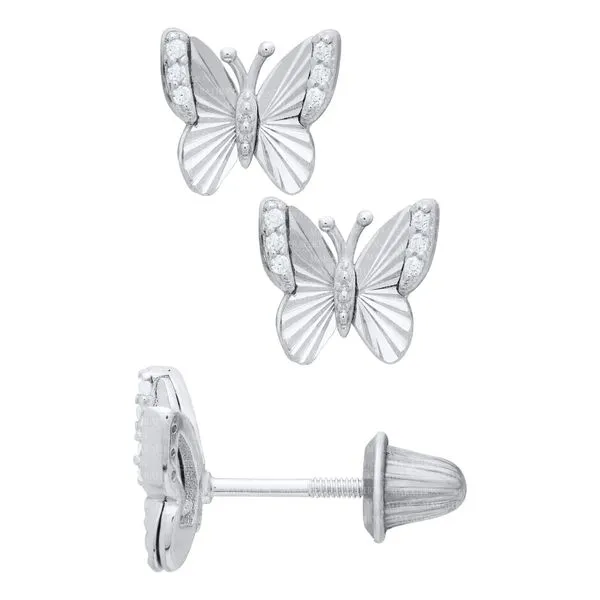 Silver Butterfly Earrings Mitchell's Jewelry Norman, OK