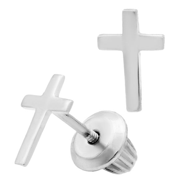Kiddie Kraft Cross Studs Mitchell's Jewelry Norman, OK