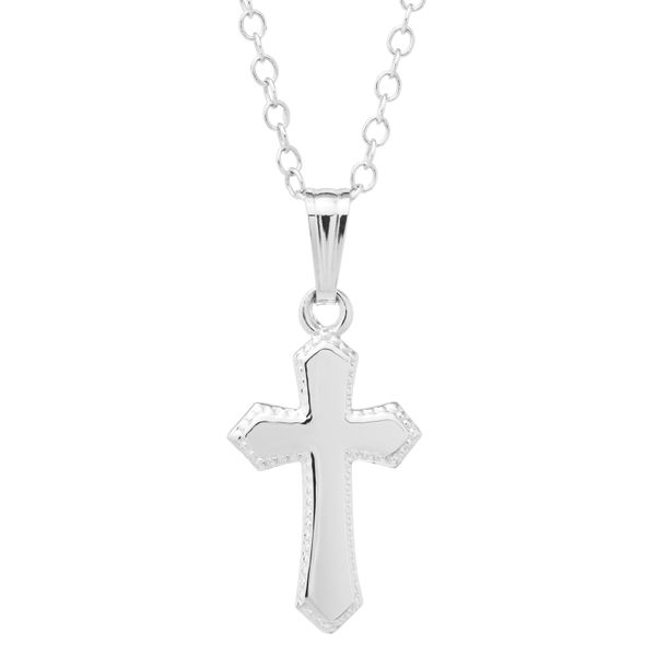 Sterling Silver Cross Necklace by Kiddie Kraft Mitchell's Jewelry Norman, OK
