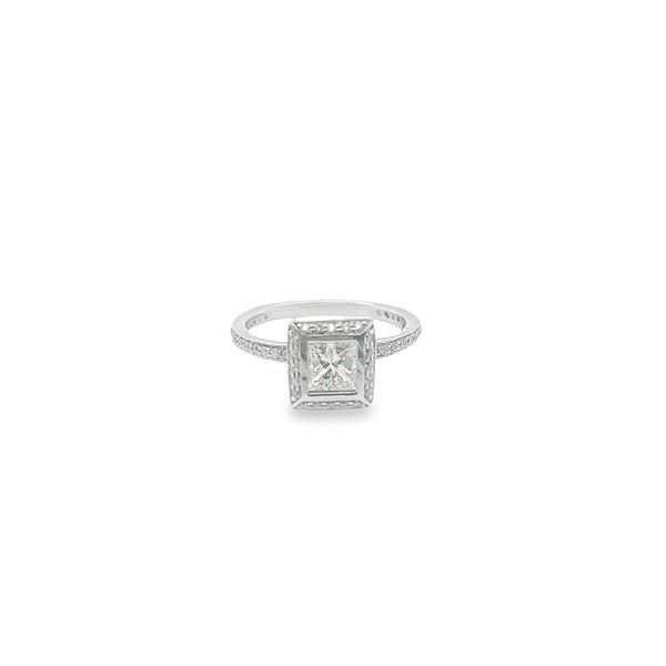 Square Diamond Engagement Ring Mitchell's Jewelry Norman, OK