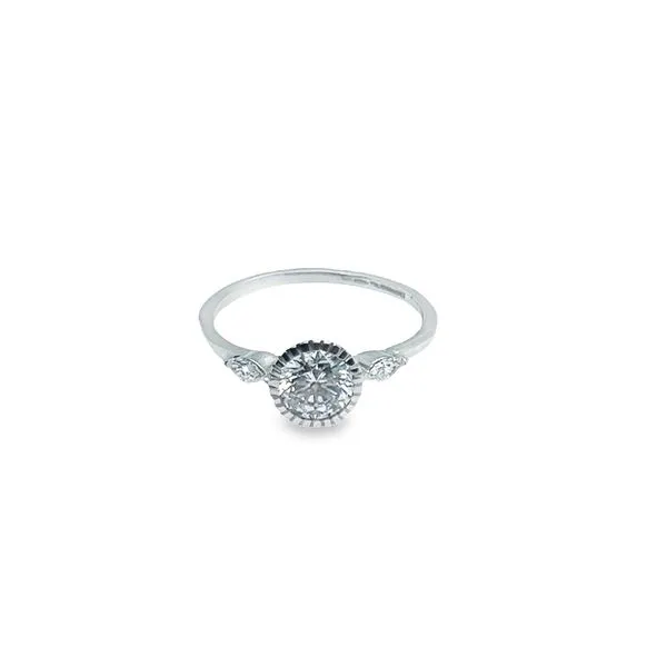 Modern Diamond Engagment Ring Mitchell's Jewelry Norman, OK