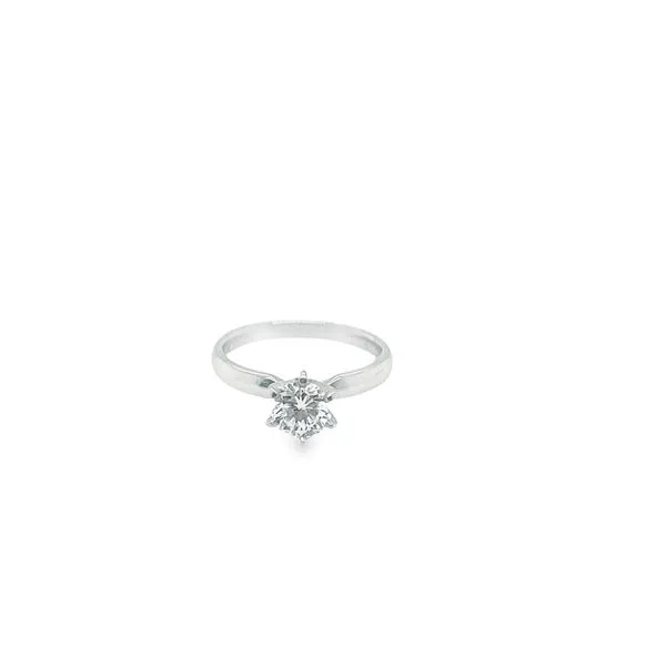 Platinum Solitaire Diamond Ring Mitchell's Jewelry Norman, OK