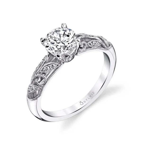 Sylvie Collection - Vintage Engagement Ring Mitchell's Jewelry Norman, OK