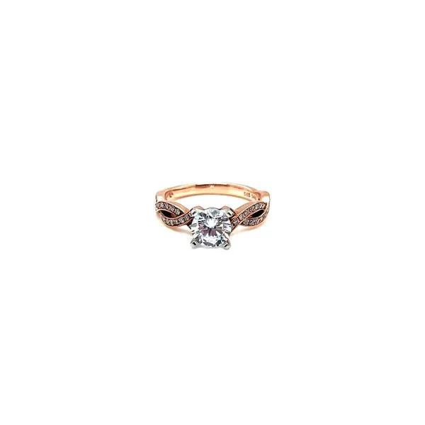 Ribbon Diamond Engagement Ring Mitchell's Jewelry Norman, OK
