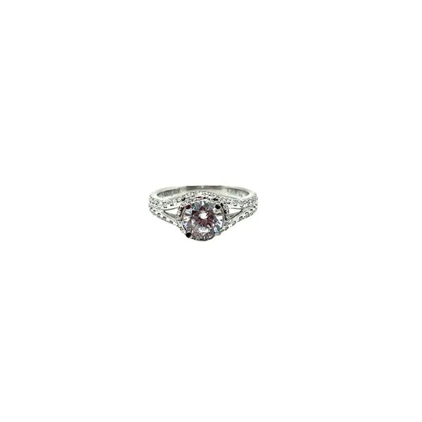 Modern Diamond Engagement Ring Mitchell's Jewelry Norman, OK