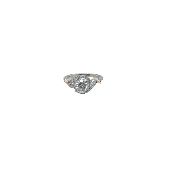Diamond Engagement Ring in Rose And White Gold Mitchell's Jewelry Norman, OK