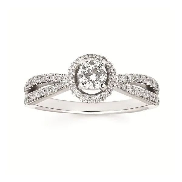 14K White Gold Engagement Ring by Ostbye Mitchell's Jewelry Norman, OK