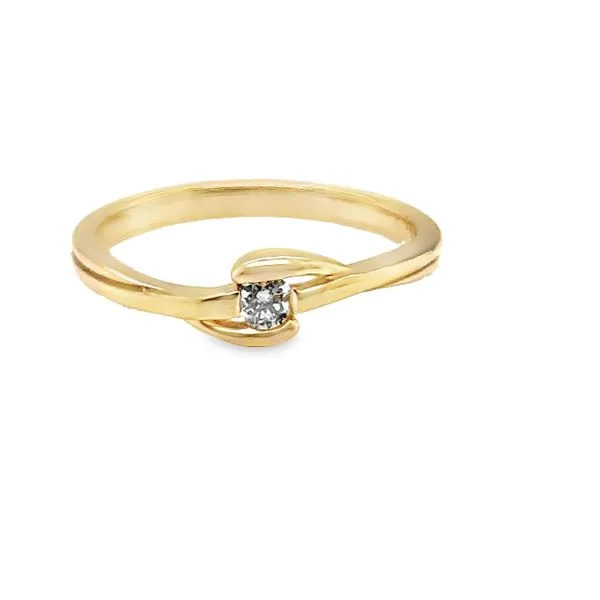 Yellow Gold Diamond Ring Mitchell's Jewelry Norman, OK