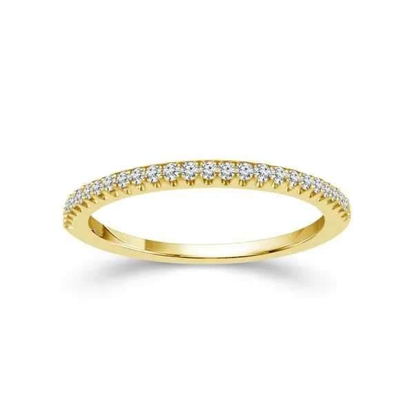 Classic Diamond Wedding band in Yellow Gold Mitchell's Jewelry Norman, OK