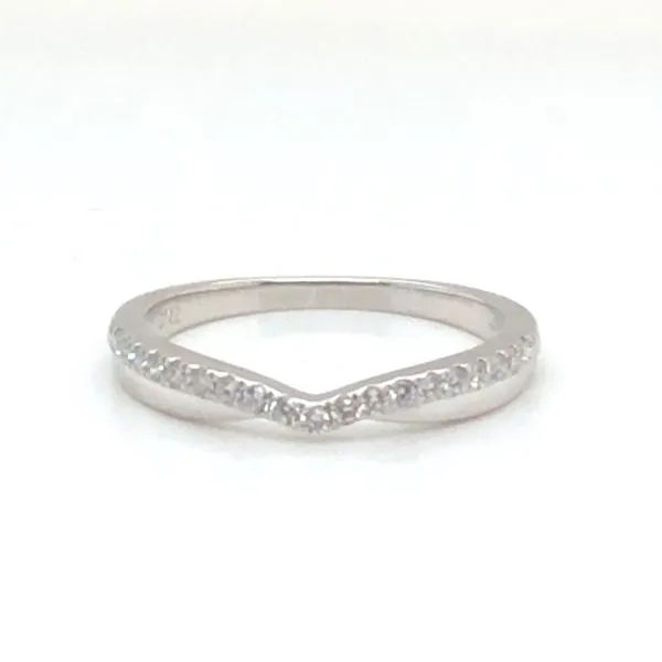 Curved Diamond Wedding Band by 3rd Millennium Designs Mitchell's Jewelry Norman, OK