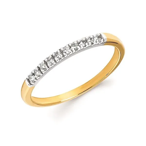 Two-Tone Wedding Band Mitchell's Jewelry Norman, OK
