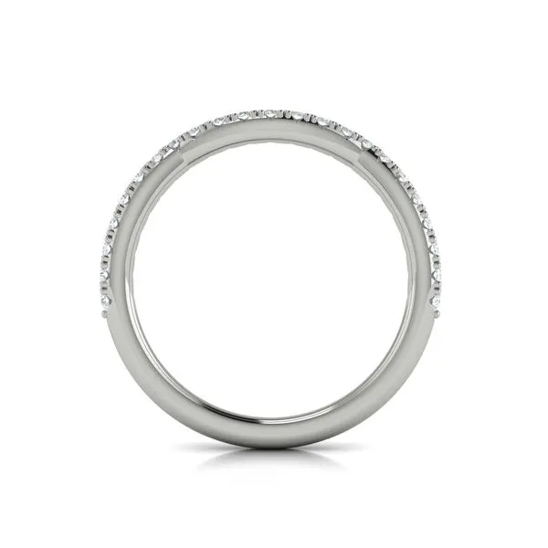 White Gold Diamond Contour Band Mitchell's Jewelry Norman, OK
