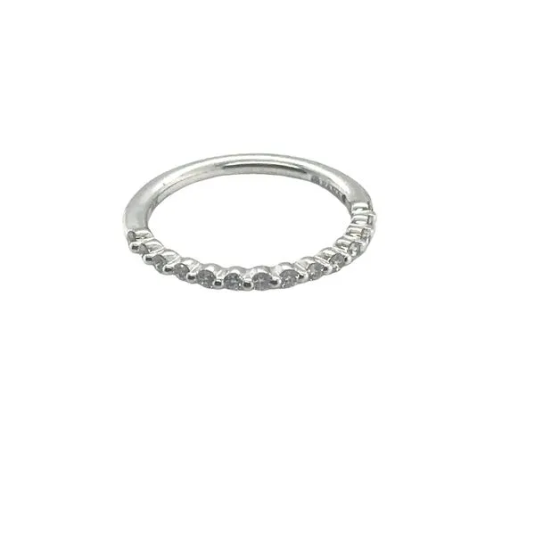 White Gold Diamond Wedding Band Mitchell's Jewelry Norman, OK
