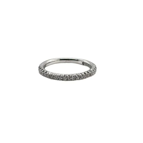 White Gold Diamond Wedding Band Mitchell's Jewelry Norman, OK