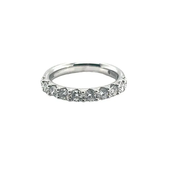 White Gold Diamond Wedding Band Mitchell's Jewelry Norman, OK