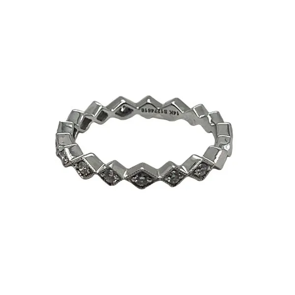 White Gold Diamond Band Mitchell's Jewelry Norman, OK