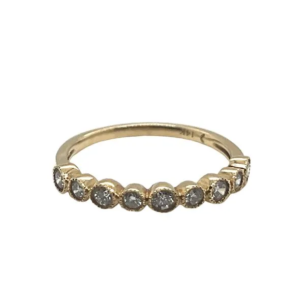 Yellow Gold Diamond Wedding Band Mitchell's Jewelry Norman, OK