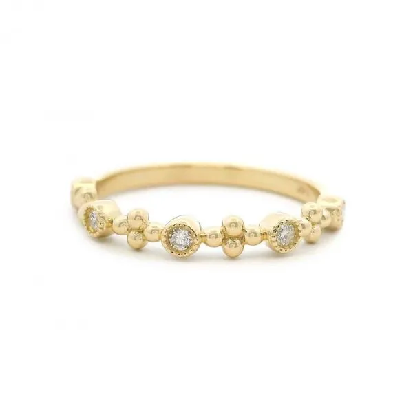 Clover And Milgrain Diamond Band Mitchell's Jewelry Norman, OK