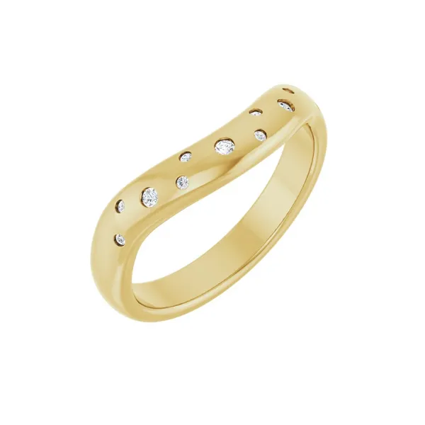 Diamond Contour Band Mitchell's Jewelry Norman, OK