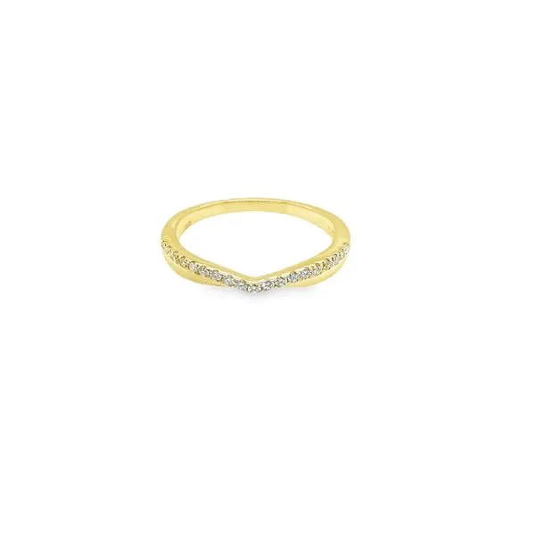 Diamond Contour Wedding Band Mitchell's Jewelry Norman, OK