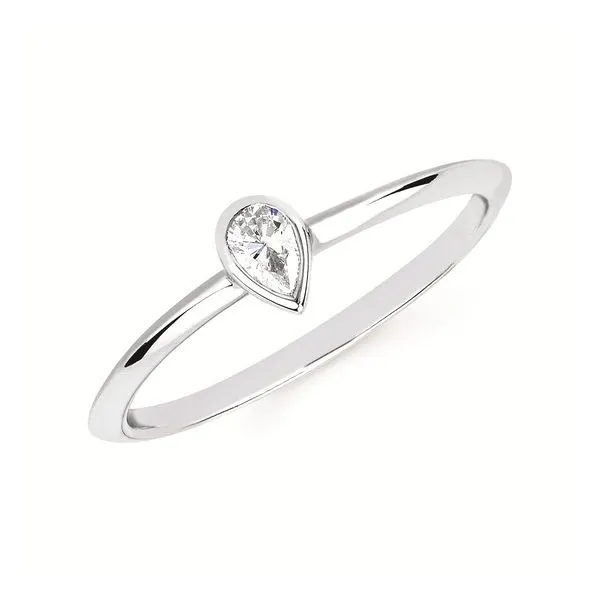 Pear Diamond Ring Mitchell's Jewelry Norman, OK