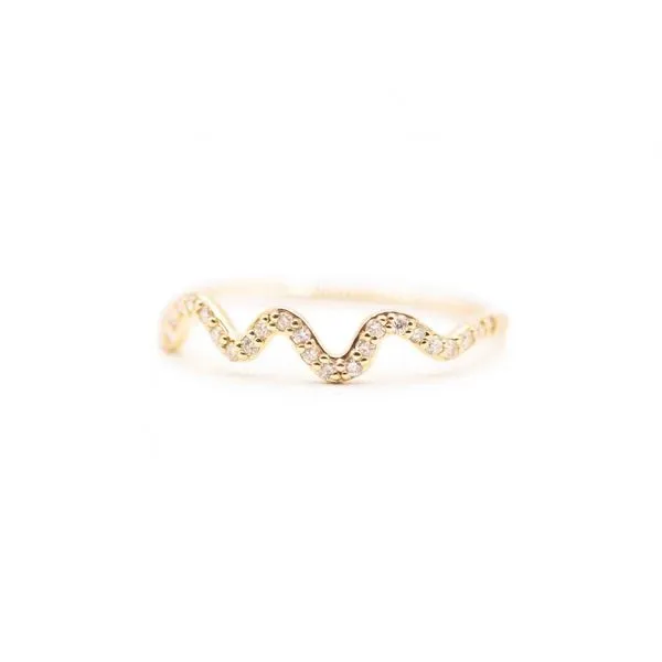 Wave Diamond Ring Mitchell's Jewelry Norman, OK