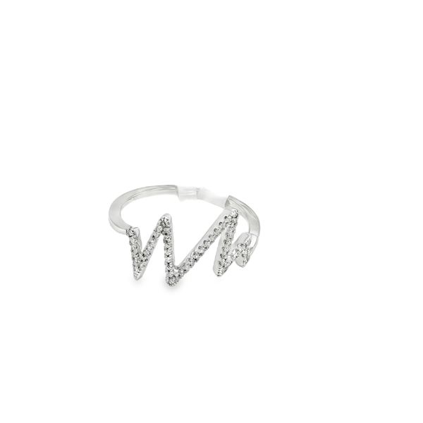 Diamond Heartbeat Ring Mitchell's Jewelry Norman, OK