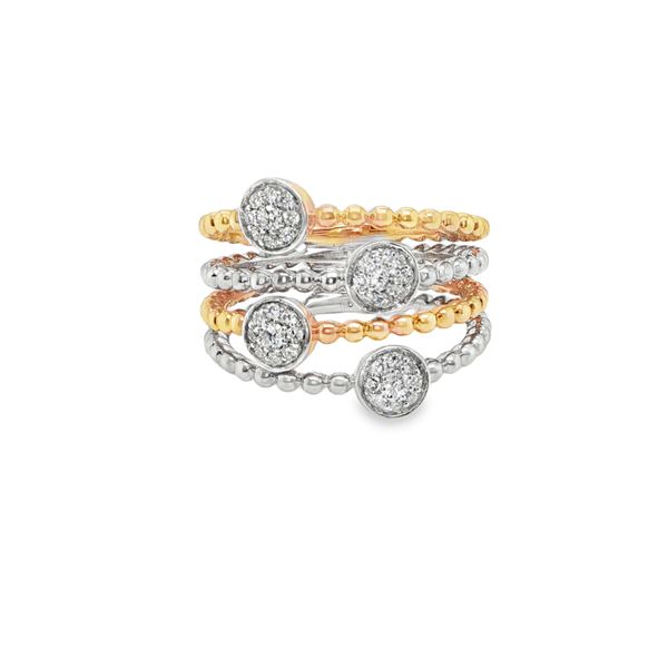 Diamond Bead Cluster Ring Mitchell's Jewelry Norman, OK