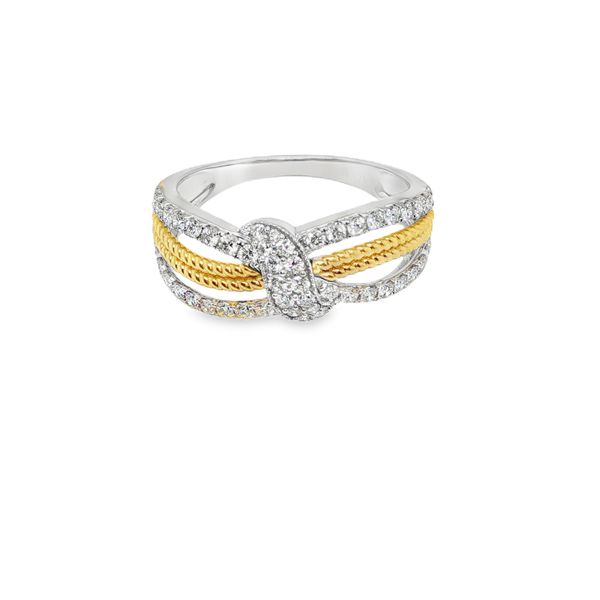 Diamond Intertwined Ring Mitchell's Jewelry Norman, OK