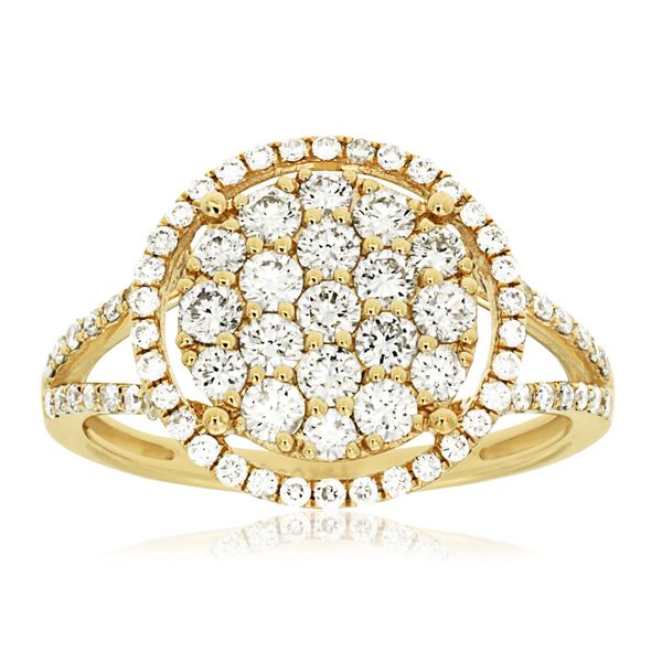 Diamond Cluster Ring Mitchell's Jewelry Norman, OK