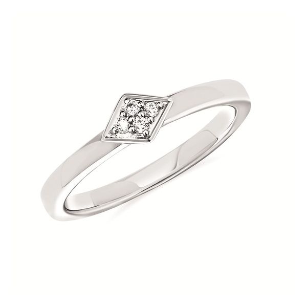 Silver Diamond Ring Mitchell's Jewelry Norman, OK