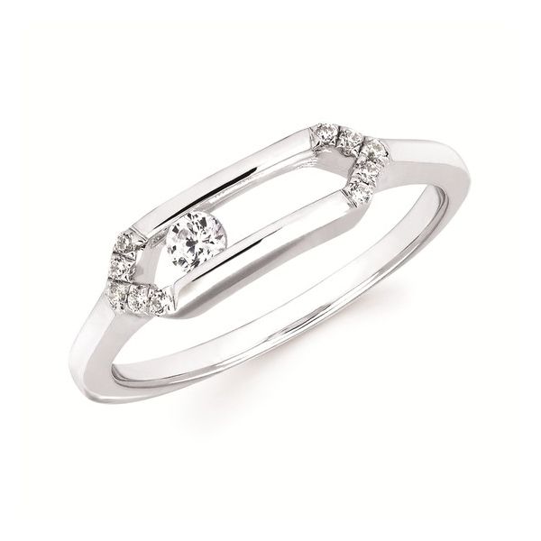 Silver Diamond Ring Mitchell's Jewelry Norman, OK