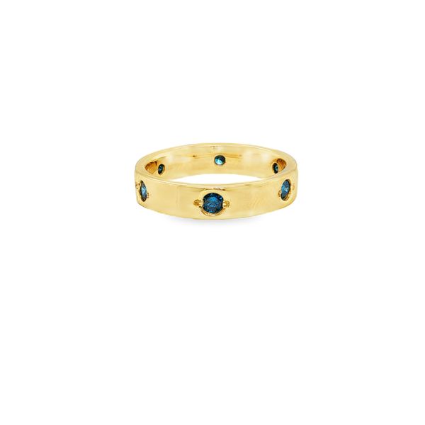Blue Diamond Band Mitchell's Jewelry Norman, OK