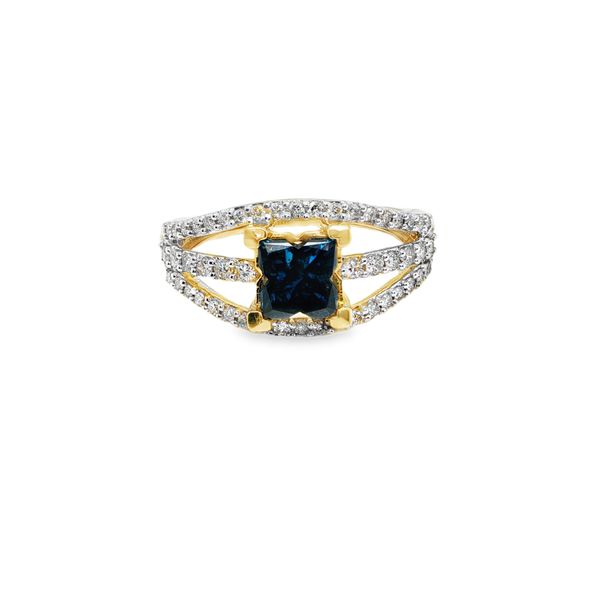 Blue Diamond Fashion Ring Mitchell's Jewelry Norman, OK