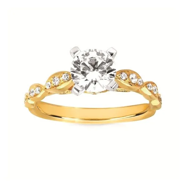 Yellow Gold Engagement Ring Semi-Mount Mitchell's Jewelry Norman, OK