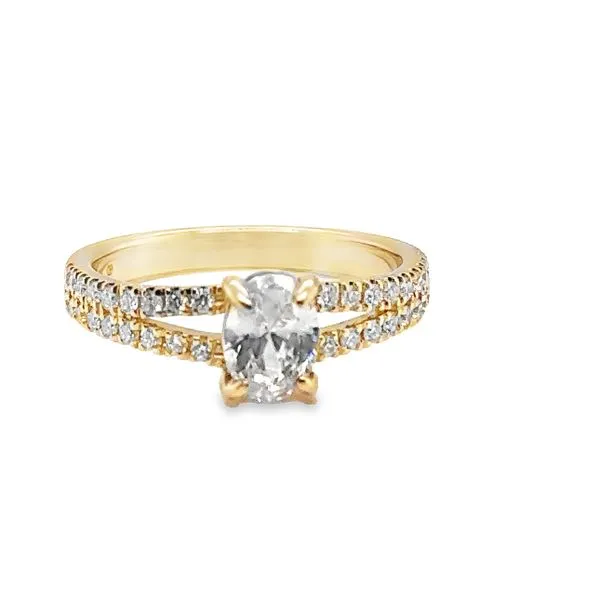 Split-Shank Engagement Ring Mitchell's Jewelry Norman, OK
