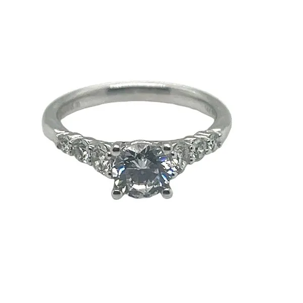 White Gold Diamond Semi Mount Mitchell's Jewelry Norman, OK