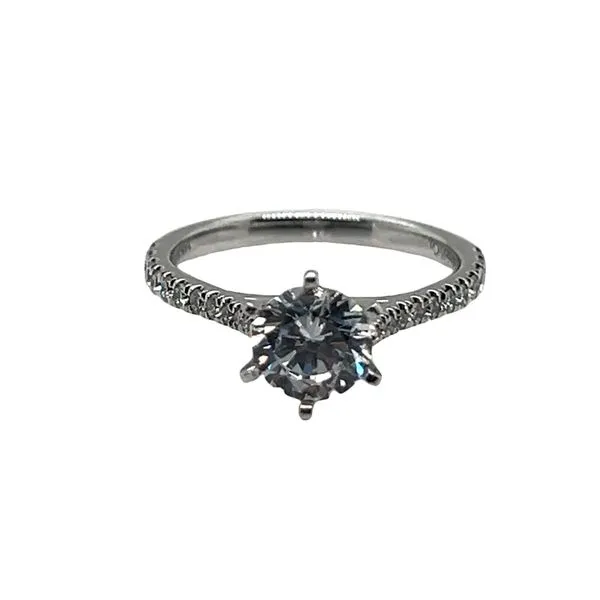 White Gold Diamond Semi Mount Mitchell's Jewelry Norman, OK
