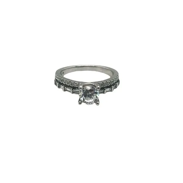 White Gold Diamond Semi Mount Mitchell's Jewelry Norman, OK