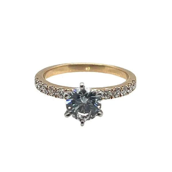 Yellow Gold Diamond Semi Mount Ring Mitchell's Jewelry Norman, OK