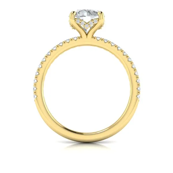 Yellow Gold Diamond Engagement Ring Mitchell's Jewelry Norman, OK