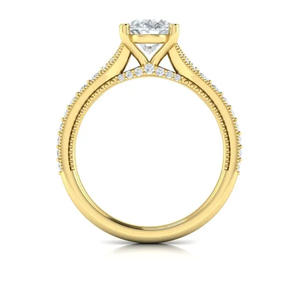 Yellow Gold Split Style Engagement Ring Mitchell's Jewelry Norman, OK