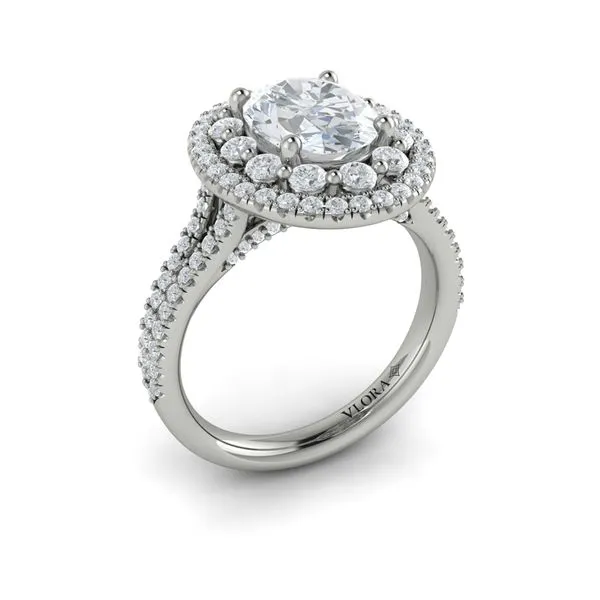 White Gold Diamond Semi Mount Image 3 Mitchell's Jewelry Norman, OK