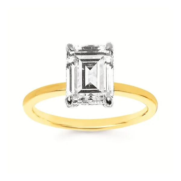 Diamond Hidden Halo Engagement Ring Mitchell's Jewelry Norman, OK