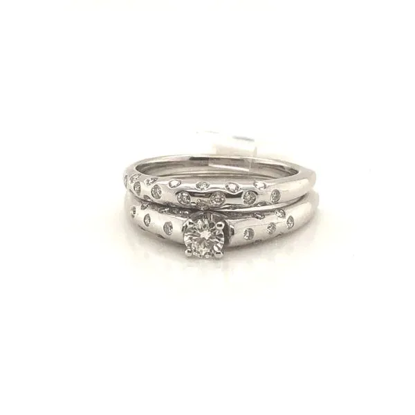 Modern Diamond Engagement Ring Mitchell's Jewelry Norman, OK